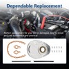 Moafaye Timing Chain Cover with Gasket Kit Compatible with SBC