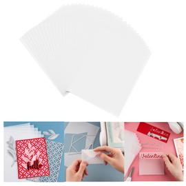 OTCRAFT 60 Sheets (8.5 x 11 Inch 115 GSM) Transparent Matte Smooth Printable Parchment Paper for DIY Invitations, Greeting Cards, Card Overlays, Drawings, Envelopes