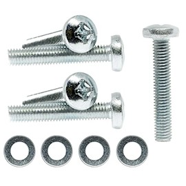 4 x M8 x 35mm Phillips Screws Bolts for TV Wall Mount Bracket + Washers