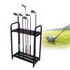 YIYIBYUS Metal 27 Clubs Holder Organizers - Golf Clubs Display