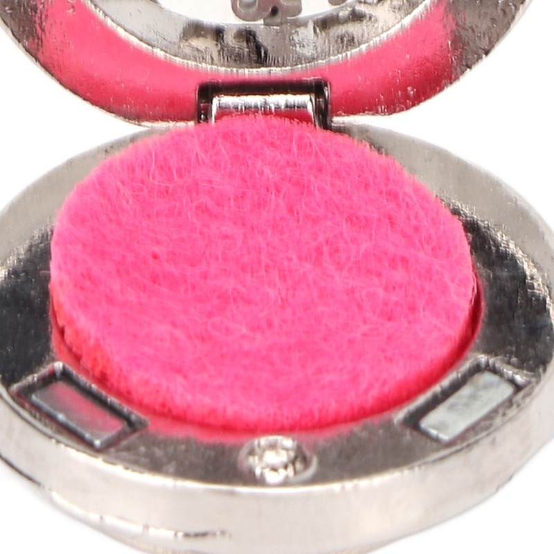 0.9in Diffuser Face Cover Clips Hollow Stainless Steel Magnetic Aromatherapy
