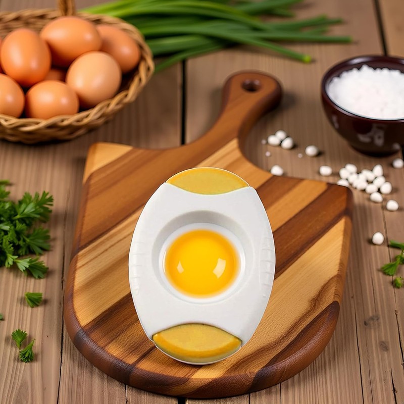Yellow Egg Cracker Tool, Shell Opener Topper Cutter Separator for