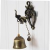 Levemolo Elephant Door Bell Metal Wind Chime Bells Retro Ornament