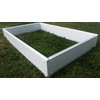 Handy Bed 2 x 3 Square Foot Design, Stack-able, White,