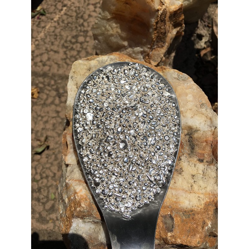 1 OZ .999 Pure Silver Shot/Grain Bullion Guranteed Metals XRF