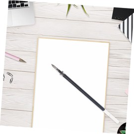 NUOBESTY 12pc Ink Refills Ink Refills for Pens Black Gel Pens Water Refill Black to Rotate Neutral Ink Pen Refills Gel Ink Pens Gel Pens Pen Refills