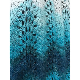 Knitting Kit for Turquoise Wrap/Shawl
