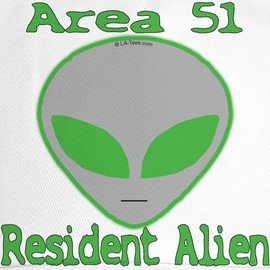 CafePress Area 51 Resident Alien Cap Unique Adjustable Baseball Hat