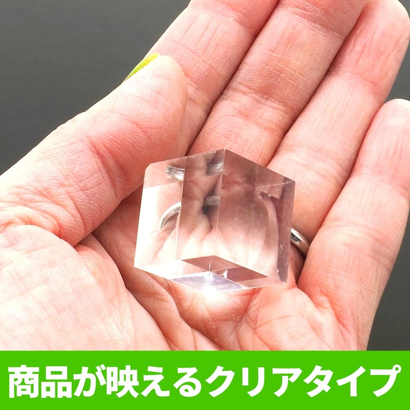 8 Pcs Audio Fan 3cm Cubic Acrylic Cube Decorative Display