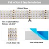 Quad Row LED Strip Lights - 24VDC 3528SMD 146LEDs/Ft High