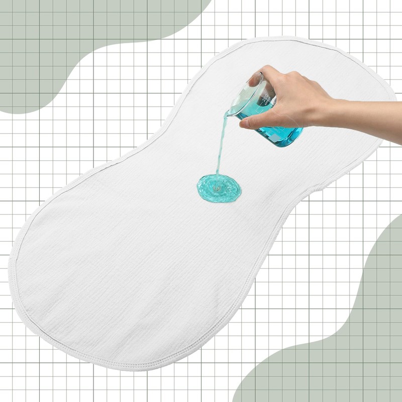 Hahafelt 3 Pcs Changing Pad Liners Fits in Peanut Shape