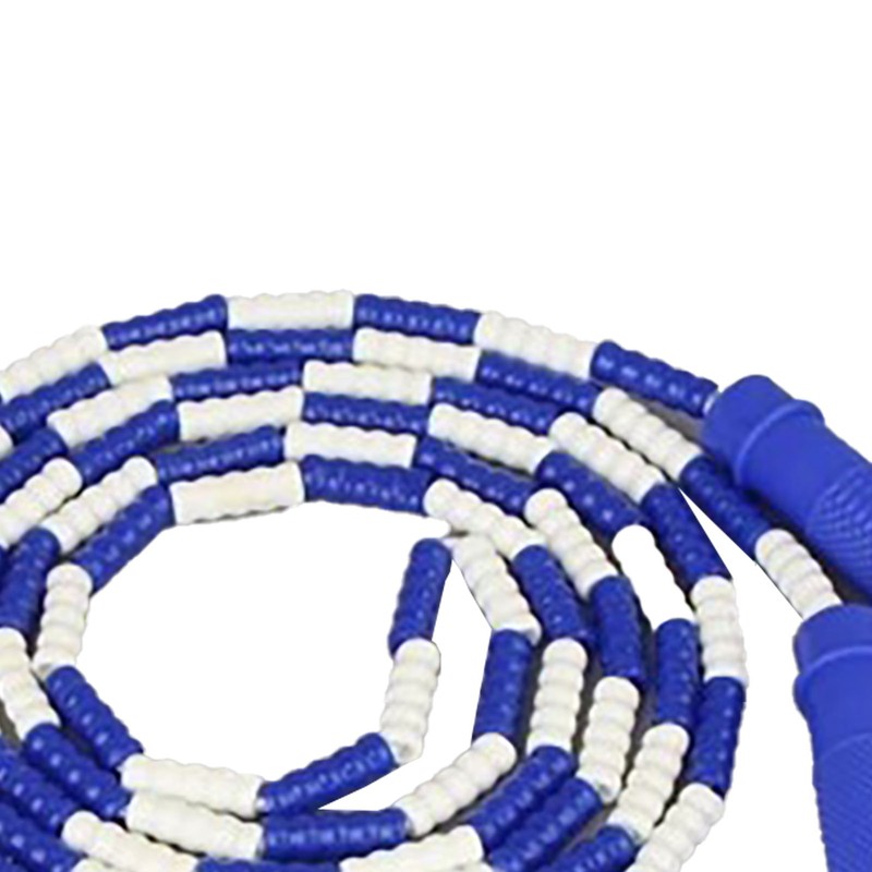 Segmented Jumping 4m Adjustable Fitness Beaded Soft Skipping Rope for
