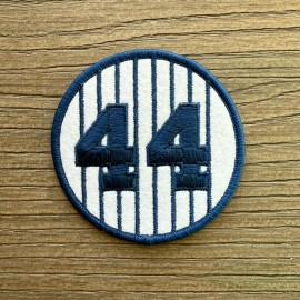 Unbranded REGGIE JACKSON RETIRED NUMBER 44 SPORTS JERSEY EMBROIDERED IRON ON PATCH 3"