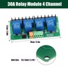 DIANN 30A 4 Channel Relay Module 5V Relay Module Expansion