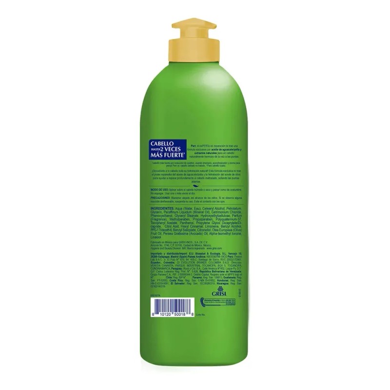 Crema Peinar Pert Aceite De Oliva Reparación Profunda 300ml