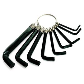 Hex Allen Key Set 9pk-2mm - 6mm and 9mm