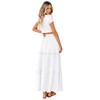BTFBM Women 2025 Spring Color Long Skirts Casual Elastic High