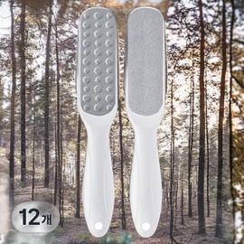 Hawaii foot moisturizing foot skin foot care foot file double-sided foot callus remover white 12 pieces 1 pack 54g / 하와잇 발보습 발피부 풋케어 풋파일 양면 발각질제거기 화이트 12개 1개입 54g