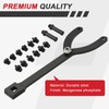 DASBET Variable Cylinder Spanner Wrench Set 15Pcs Adjustable Pin with