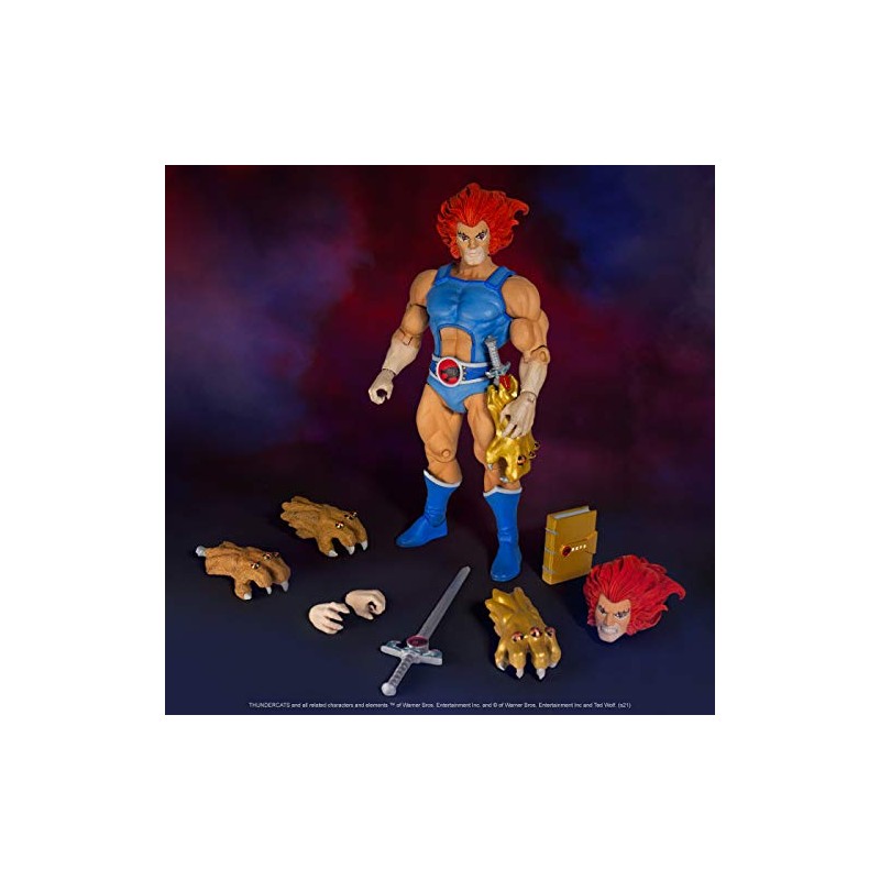 Super7 Thundercats: Lion-O (Version 2) Ultimates Action Figure, Multicolor