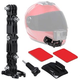 Soporte GoPro para Casco de Motocicleta, Marco Proframe GoPro Debajo del Soporte de la Barbilla del Casco, Soporte para Cámara de Acción para Casco de Motocicleta para GoPro y Cámara de Acción