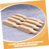 Kisangel 4pcs Miniature Dollhouse Accessories 1:12 Mini Furniture Newel Posts