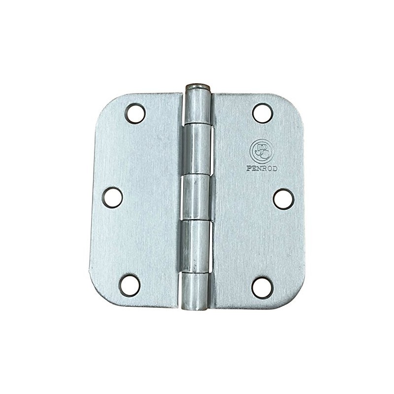 Penrod Interior Door Hinges, Satin Nickel, 3.5 Inch with 5/8
