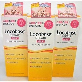 Daiichi Sankyo Health Care Loco Base Repair Milk 1.6 oz (48 g) x 3 Piece Set Skin Protection Emulsion, Body Milk