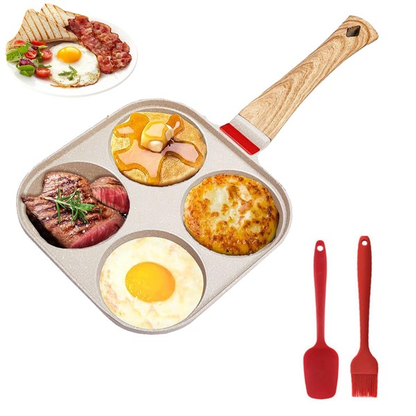 Gevvnss Fried Egg Pan 19 cm, Pancake Pan Induction 4