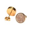 LuckyLy Set Joyería Acero Inoxidable Baño Oro 18K Plata Regalos