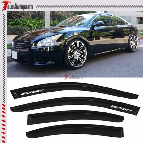 Unbranded Fits 09-15 Nissan Maxima Window Sun Visors Guard Shade