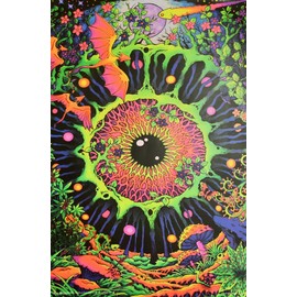 Cosmic Eye - Laminated - Non-Flocked - Blacklight Poster - 24.5" x 36.5"