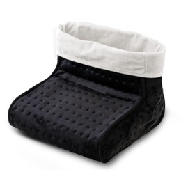 Berdsen Electric Foot Warmer with Massage 2 Temperature Levels Universal Size 550 and 220 g/m² Black