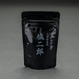 Shiojiro Completely Sun-dried Salt, 3.5 oz (100 g), Black (Fine Grain Type), Sakagami & Ishihara No Crushable Shop
