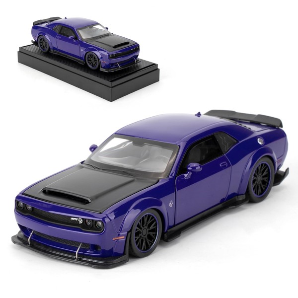 1/32 Dodge Hellcat Model Cars,Diecast Alloy Toy Car with Sound