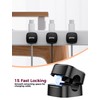gliship [2025 Upgrade 6-Pack Magnetic Cable Clips - Cell Phone