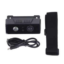 LED Headlamp Camera 2MP 1080P Night Vision IP68 Waterproof Head Camera for Outdoor Sports Camping Hiking Fishing