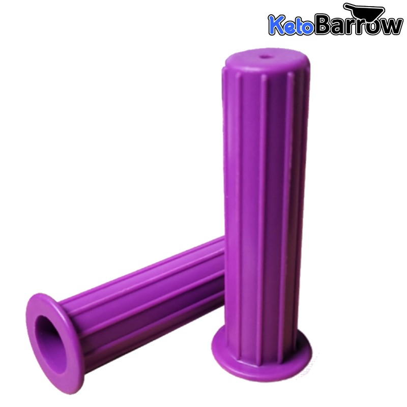 Purple Handle Hand Grips Anti Slip Handlebar Grips for Wheelbarrow