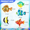 Fish Balloons Decoration, 10PCS Large Sea Animal Balloons for Kids