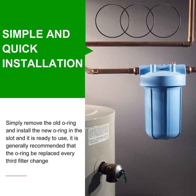 OR-100 Replacement O-Ring,Buna-N O-Ring Compatible with Culligan Big Blue Water