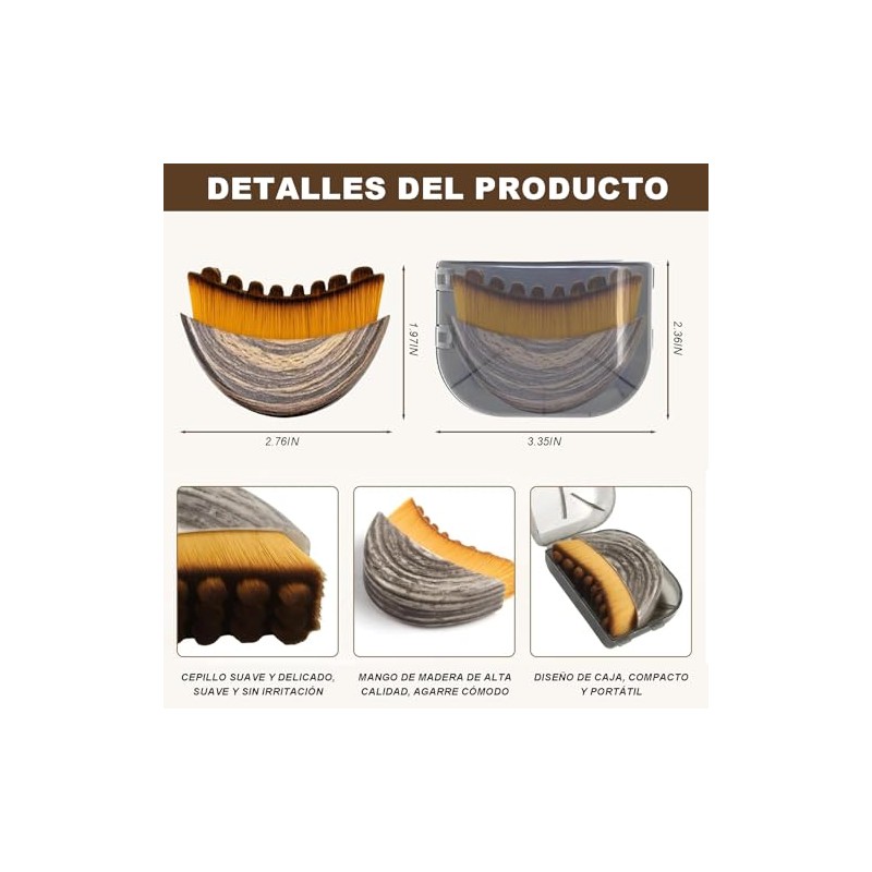 2PCS Cepillos Faciales Para Drenaje Linfático, cepillo de masaje linfático,