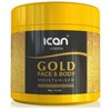 ICan London Gold Face and Body Moisturiser Cream, 500g