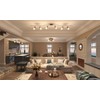 Laite Lumens 4-Light Track Lighting Kit, Brushed Nickel Flush Mount