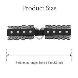Garters for Bride,Black Garter for Bride Goth Accessories Bridal Garters Set Leg Thigh Wedding Accessories Lace Prom Garter Belts for Women Leg Harness Thigh Strap Bands 1Pcs