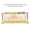 European Exquisite Metal Tissue Case Box Holder House Hotel Decoration