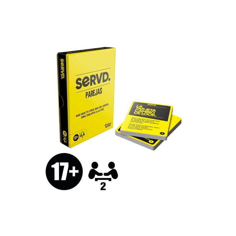 Hasbro Games Juego de Mesa SERVD Parejas