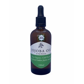 Organic Jojoba Oil. 100% Cold-pressed Great for all skin, hair, face and nails. 100ml