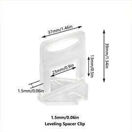 Tile Leveling System, Wall Tile Leveling Tool, 100PCS Resuable Wedges for Tile Leveling Stitching