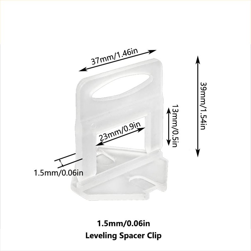 Tile Leveling System, Wall Tile Leveling Tool, 100PCS Resuable Wedges