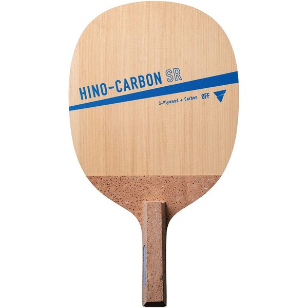 VICTAS 300002 Table Tennis Racket, Hino-Carbon, Japanese Style Pen Holder